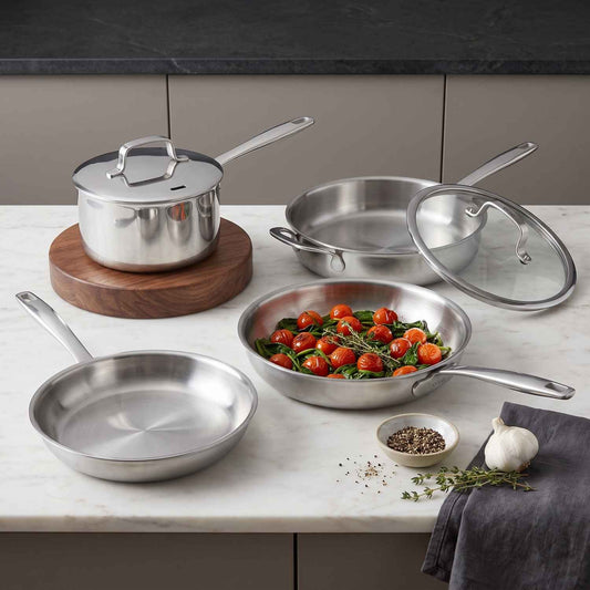 5-Ply Stainless Cookware Set, 14-Piece