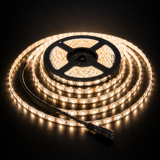 300 LED Strip Light 5M Warm White Non-Waterproof Indoor Flexible Lighting