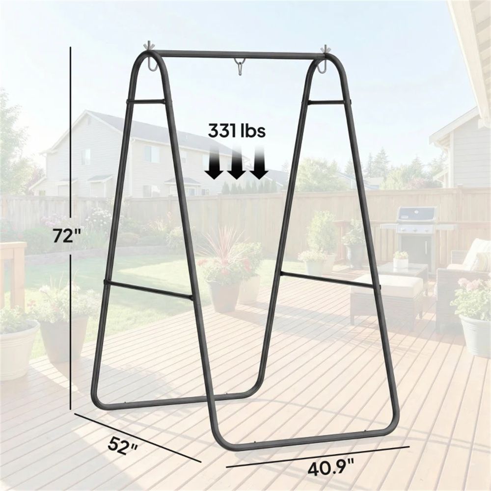 Stylish Hammock Frame Swing Chair - Durable Hanging Stand for Relaxation