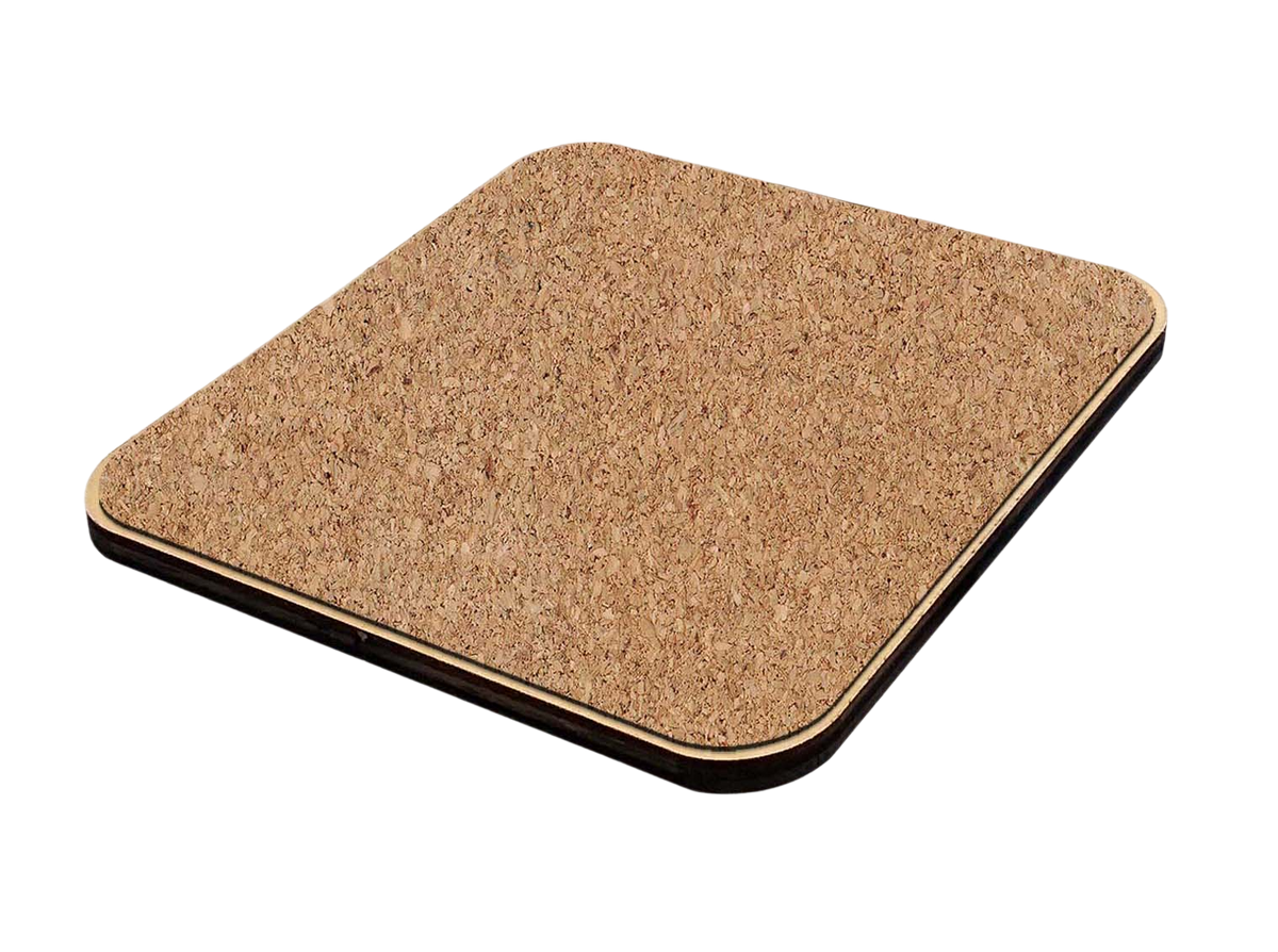 Owl Wooden Cork Coasters Gift Set of 4 by Nature Wonders - Nature Wildlife Decor - 95213C-S4