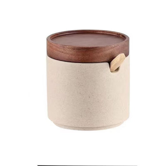 Multifunctional Food Storage Jar and Seasoning Container Set with Tray