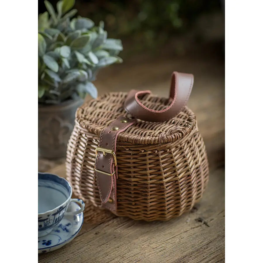 Small Wicker Fishing Basket