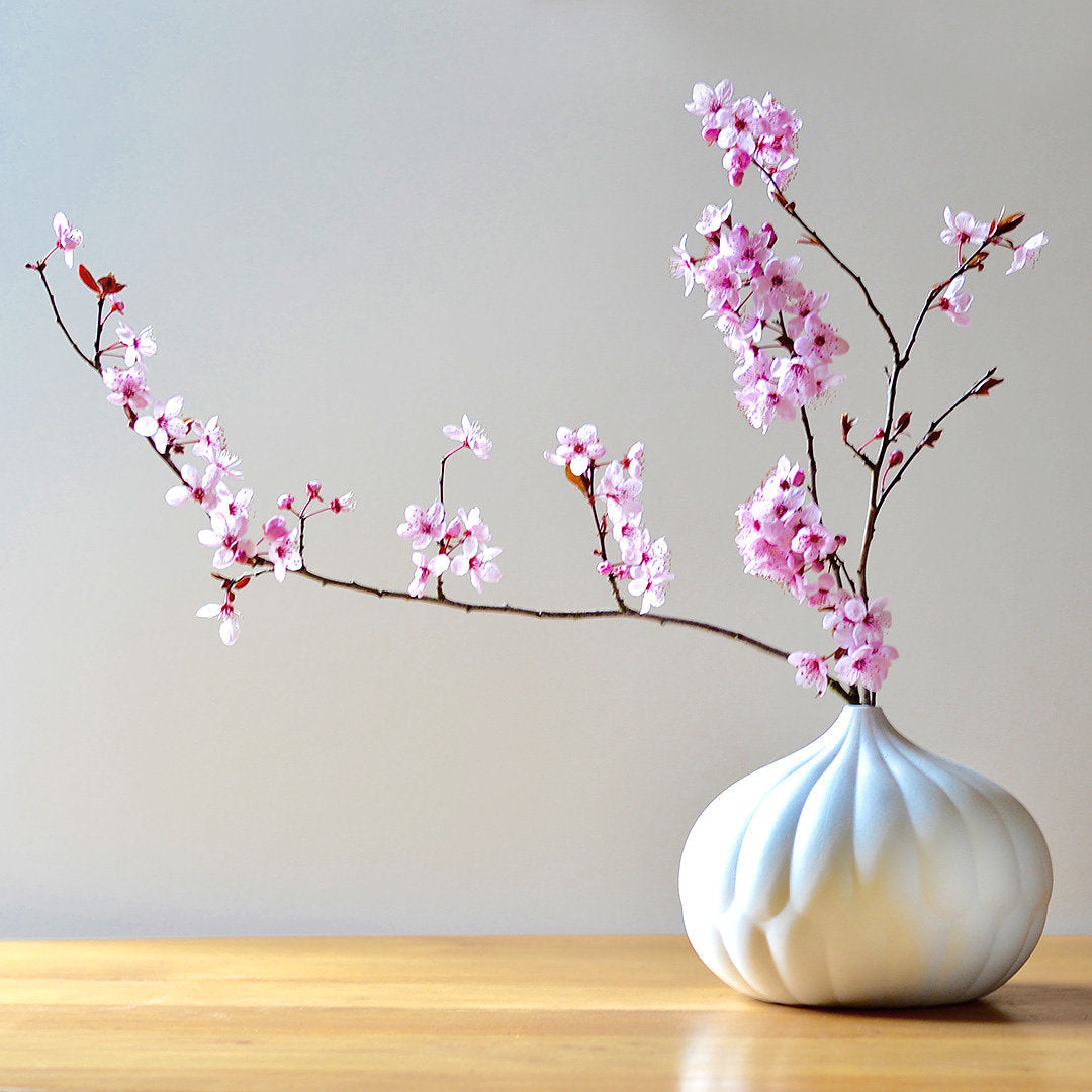 Large Textured Porcelain Vase