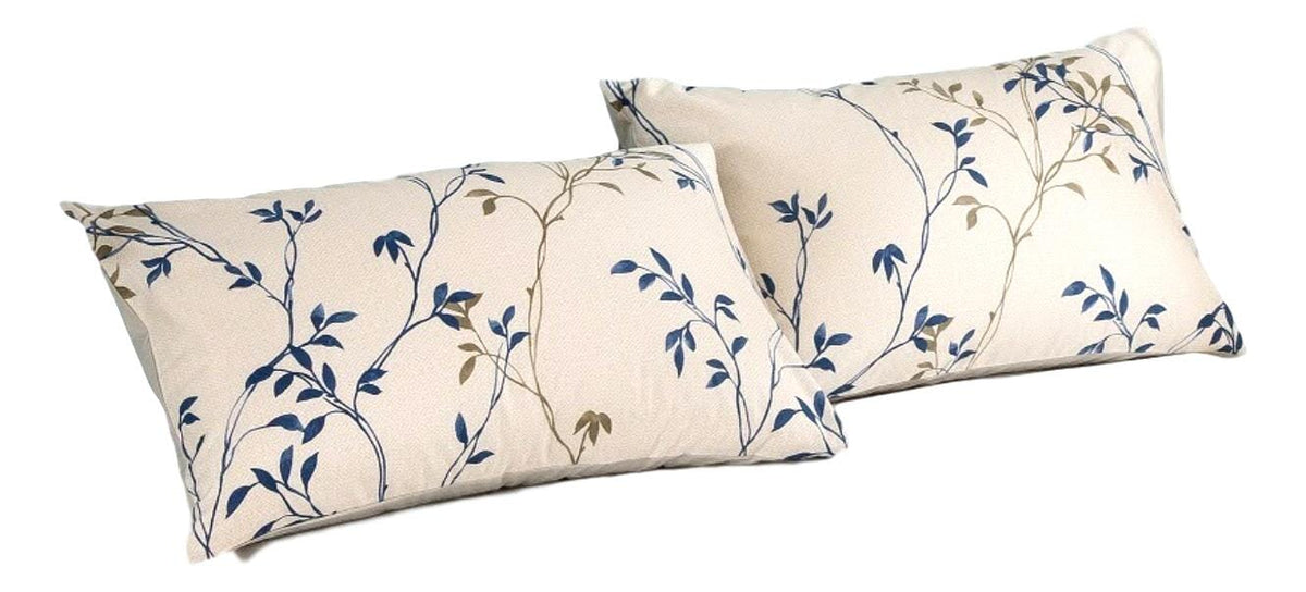 Tache Poplin Cotton Elegant Leaf Vine Cream Beige Pillowcase (JHW-842)