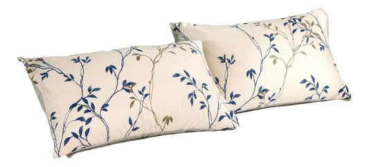 Tache Poplin Cotton Elegant Leaf Vine Cream Beige Pillowcase (JHW-842)