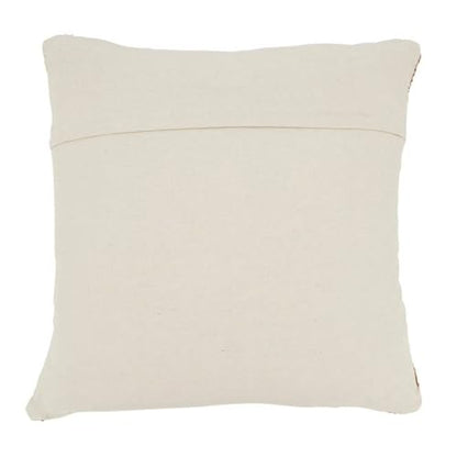 Fennco Styles Rust Plaid Throw Pillow Cover 20" W x 20" L - Rustic Charm Cotton Blend Woven Square Cushion Case for Home, Couch, Bedroom, Living Room and Office Décor