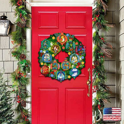 12 Days of Christmas Holiday Door Wreath by G. Debrekht - Christmas Decor - 8185313H