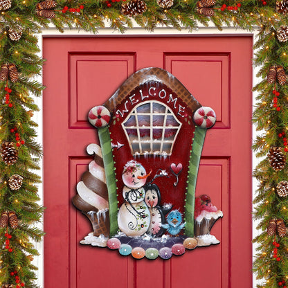 A Season of Sweet Christmas Holiday Door Decor by Jamie Mills-Price - Christmas Decor - 8611079H-MP