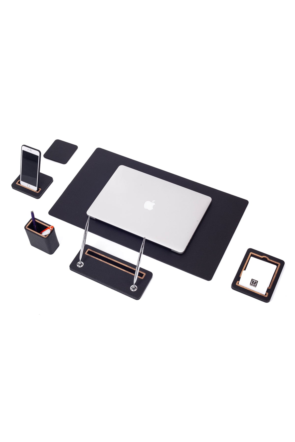 Pera Leather Desk Set 6 Pieces