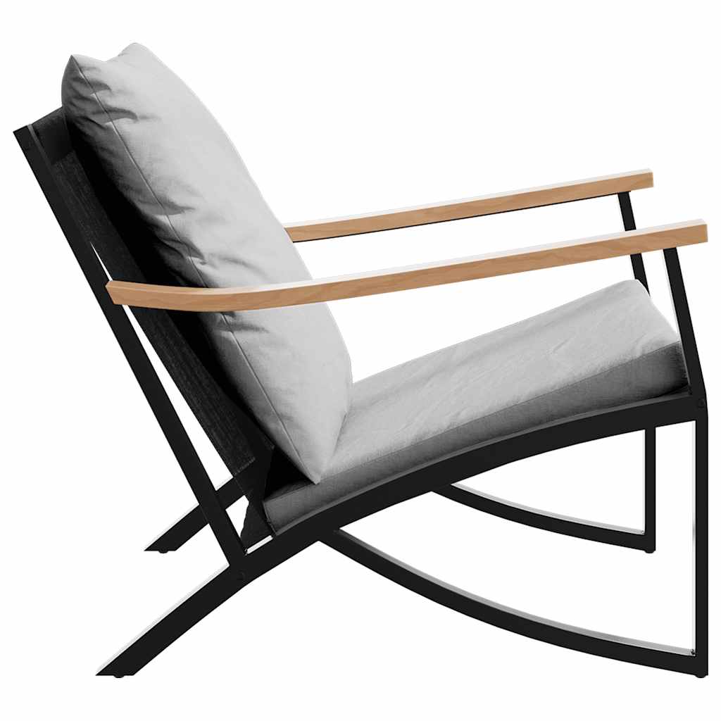 4-piece balcony furniture set with cushions,   garden bench