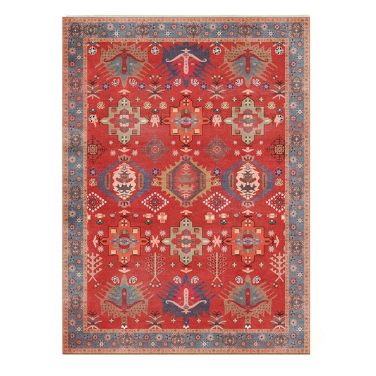 Serapi Collection Area Rug Ultra Soft Washable Rug, Non Slip Area Rug Indoor, Stain Resistant Rugs for Living Room Bedroom Vintage Home Decor