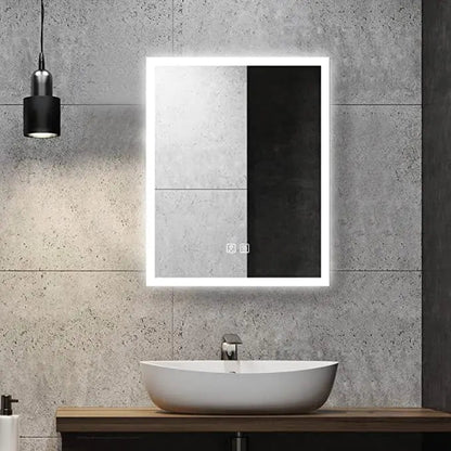 Compact Edge Glow LED Bathroom Mirror