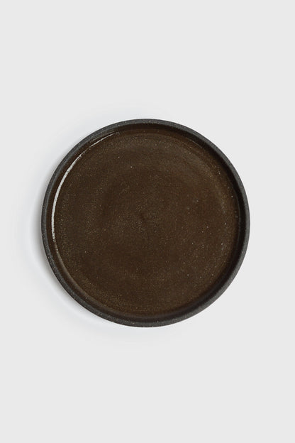 Handmade Stoneware Dinner Plates "Pumpernickel"