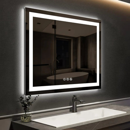 HAUSVITA Standard Center Glow LED Bathroom Mirror