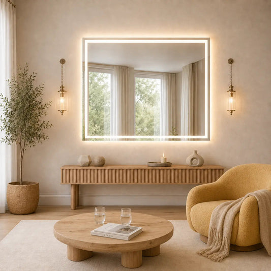 HAUSVITA Standard Center Glow LED Bathroom Mirror