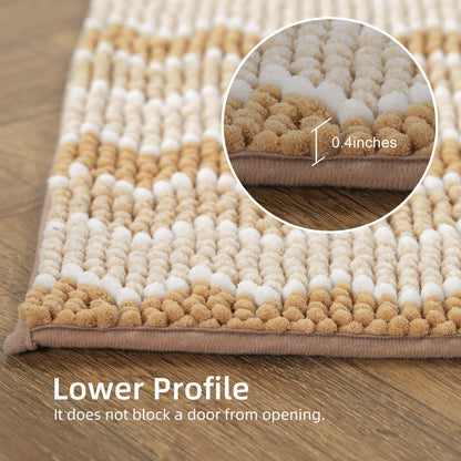 Kasentex Soft Absorbent Bath Rug - Plush Bathroom Mat