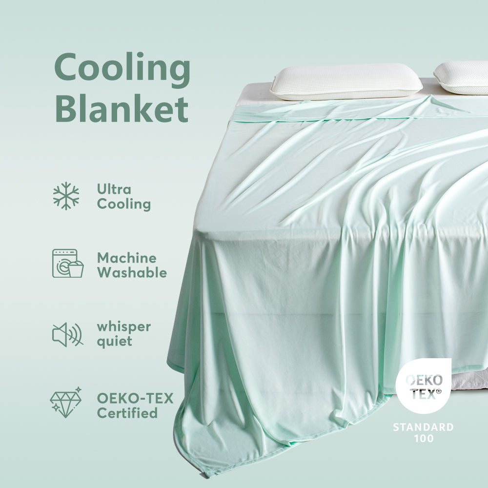 Kasentex Cooling Breathable Blanket - Silky Soft Lightweight Blanket for Hot Sleepers