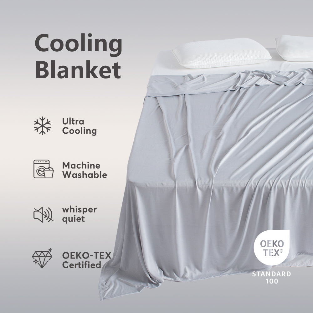 Kasentex Cooling Breathable Blanket - Silky Soft Lightweight Blanket for Hot Sleepers