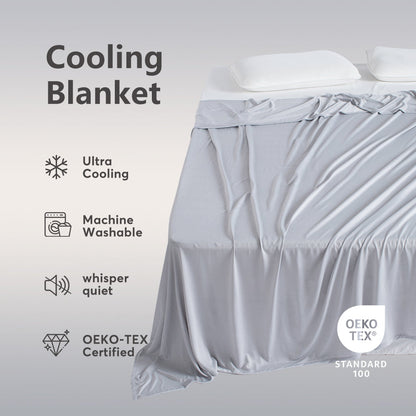 Kasentex Cooling Breathable Blanket - Silky Soft Lightweight Blanket for Hot Sleepers