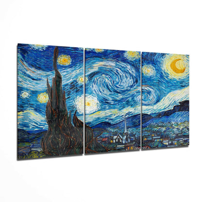 Van Gogh: The Starry Night Mega Glass Wall Art