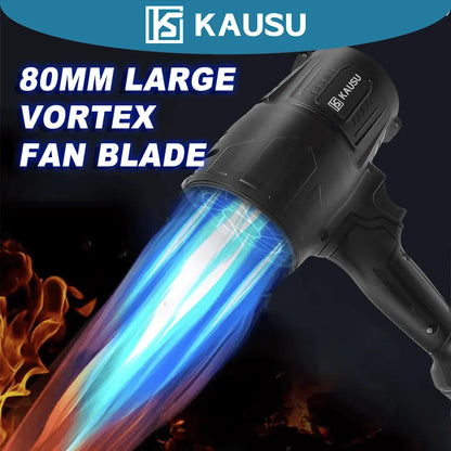 Cordless Electric Blower Jet Fan Lithium Battery Powered Handheld Dust Leafs Snow Removal Power Tool For Makita 18V Battery