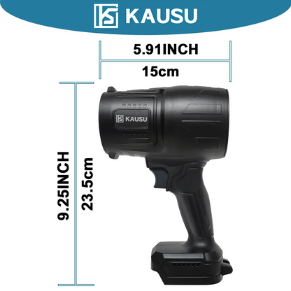 Cordless Electric Blower Jet Fan Lithium Battery Powered Handheld Dust Leafs Snow Removal Power Tool For Makita 18V Battery