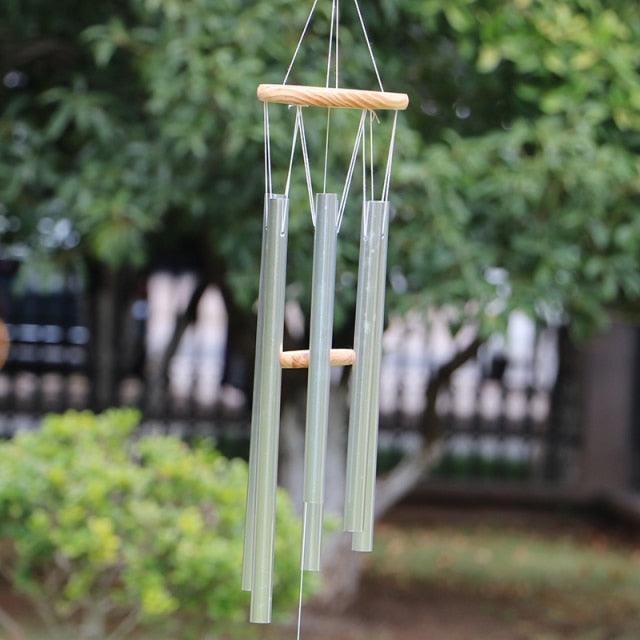 Antique Amazing Grace Wind Chimes Outdoor Large Deep Tone Resonant 6 Memorial Tube Copper Wind Chimes Chapel Bells Wind-chimes Hanging Home Decoration Elegant Chime Soothing Rich Tone for Mom Decent Gift For Housewarming & Christmas