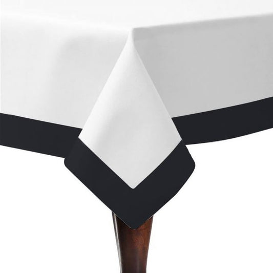 Border Frame Cotton Table Cloth