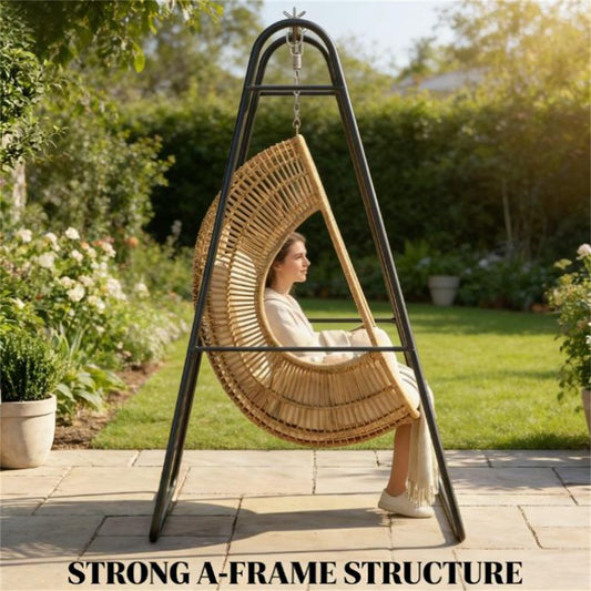 Stylish Hammock Frame Swing Chair - Durable Hanging Stand for Relaxation