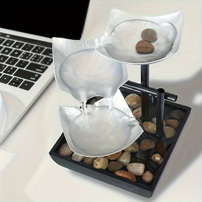 Indoor LED Table Fountain Waterfall Decor