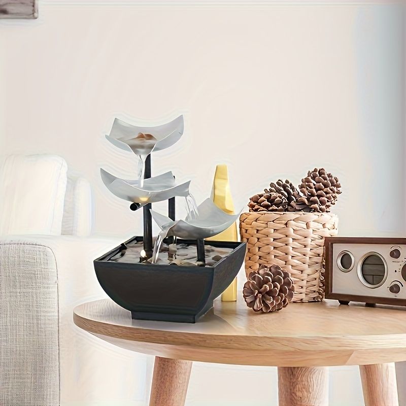 Indoor LED Table Fountain Waterfall Decor
