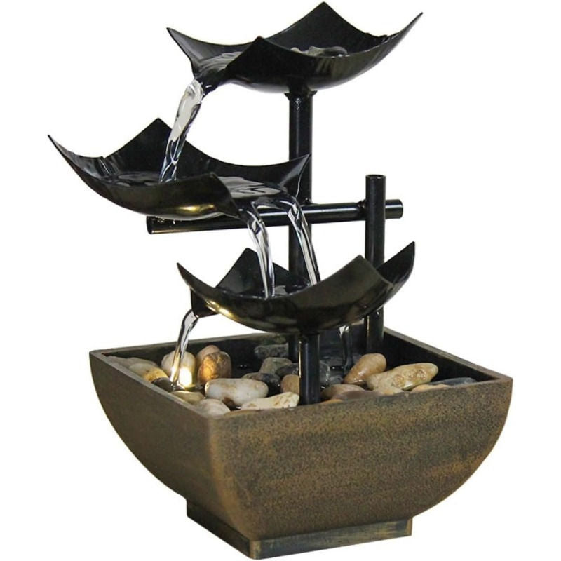 Indoor LED Table Fountain Waterfall Decor