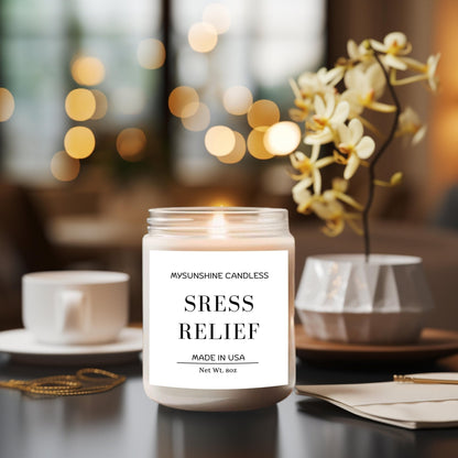 Eucalyptus Lavender Soy Candle | Aromatherapy Self-Care Gift