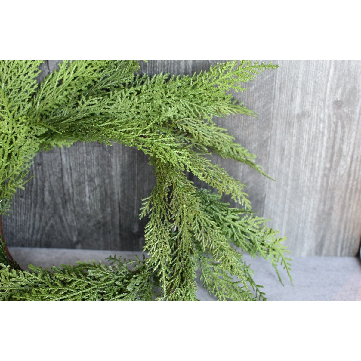 12" Faux Cedar Wreath CW1