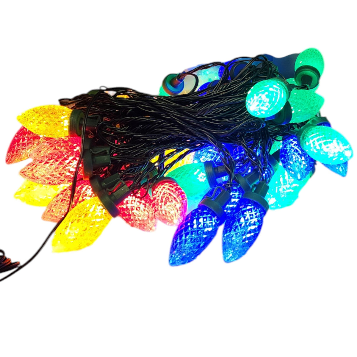 33 Foot LED C-9 Multifunction Light Set - Multicolor