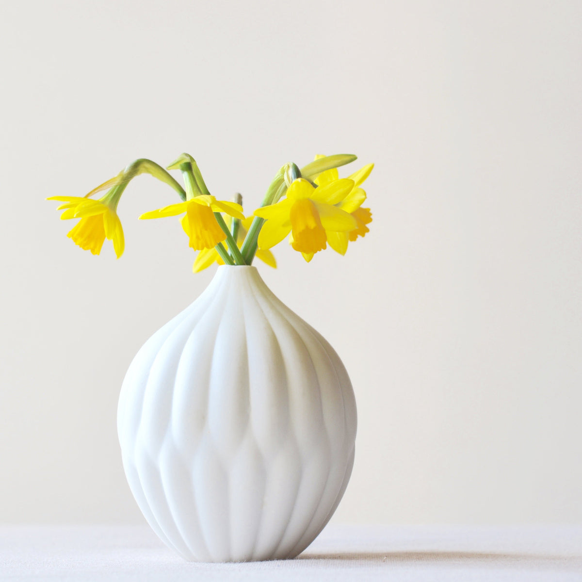Petite Textured Porcelain Vase