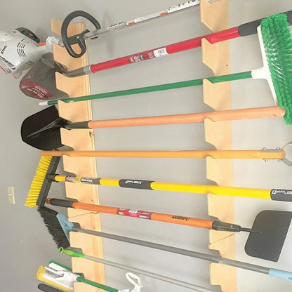 Wall-Mounted Garden Tool Rack - Garage