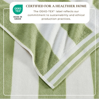 Striped Cabana Beach Towel - Edgartown Collection